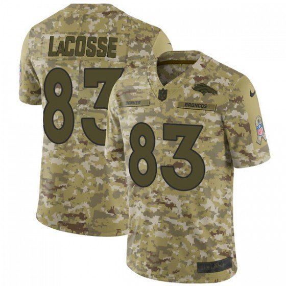 Nike Broncos #83 Matt LaCosse Camo Stitched NFL Limited 2018 Salute To Service Jersey