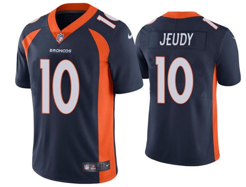 Denver Broncos #10 Jerry Jeudy Navy 2020 Vapor Untouchable Stitched Jersey