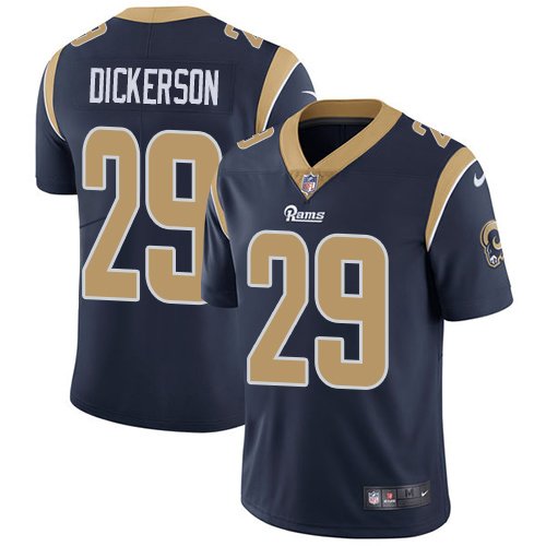 Nike Rams #29 Eric Dickerson Navy Blue Team Color Stitched NFL Vapor Untouchable Limited Jersey - LAR440