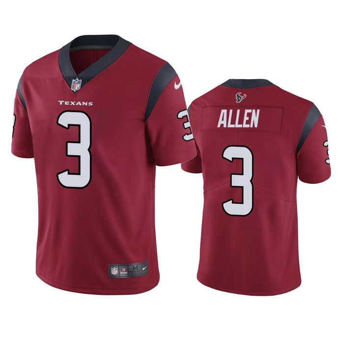 Red Houston Texans #3 Kyle Allen Vapor Untouchable Limited Stitched Jersey - HTJ396