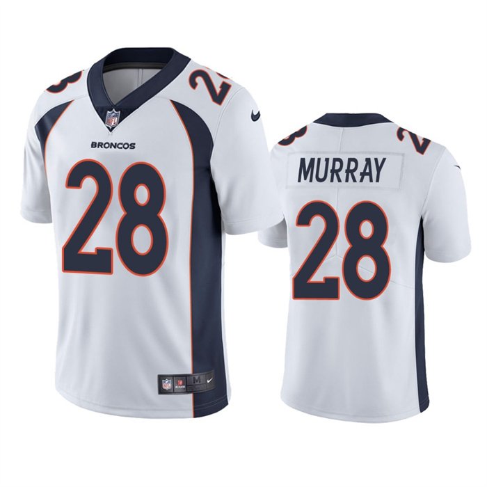 White Denver Broncos #28 Latavius Murray Vapor Untouchable Stitched Jersey