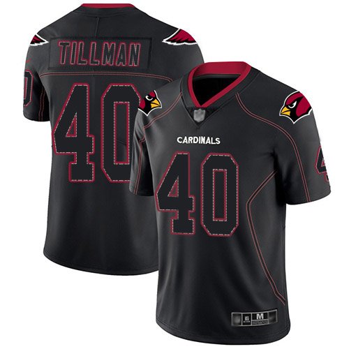 Nike Cardinals #40 Pat Tillman Lights Out Black Stitched NFL Limited Rush Jersey - ACJ33