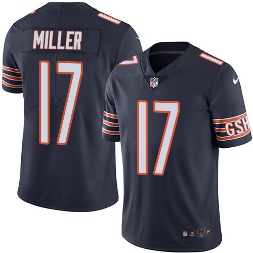 Nike Bears #17 Anthony Miller Navy Blue Team Color Stitched NFL Vapor Untouchable Limited Jersey - CBJ603