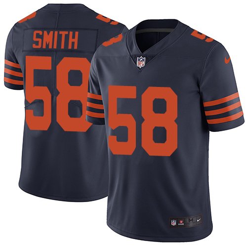 Nike Bears #58 Roquan Smith Navy Blue Alternate Stitched NFL Vapor Untouchable Limited Jersey - CBJ607