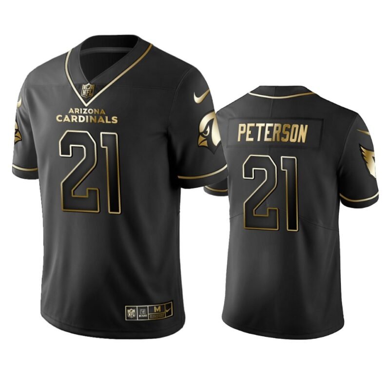 Cardinals #21 Patrick Peterson Stitched NFL Vapor Untouchable Limited Black Golden Jersey - ACJ377