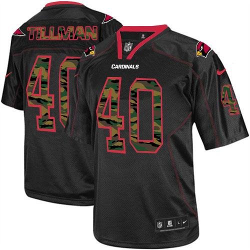 Nike Cardinals #40 Pat Tillman Black Stitched NFL Elite Camo Fashion Jersey - ACJ180