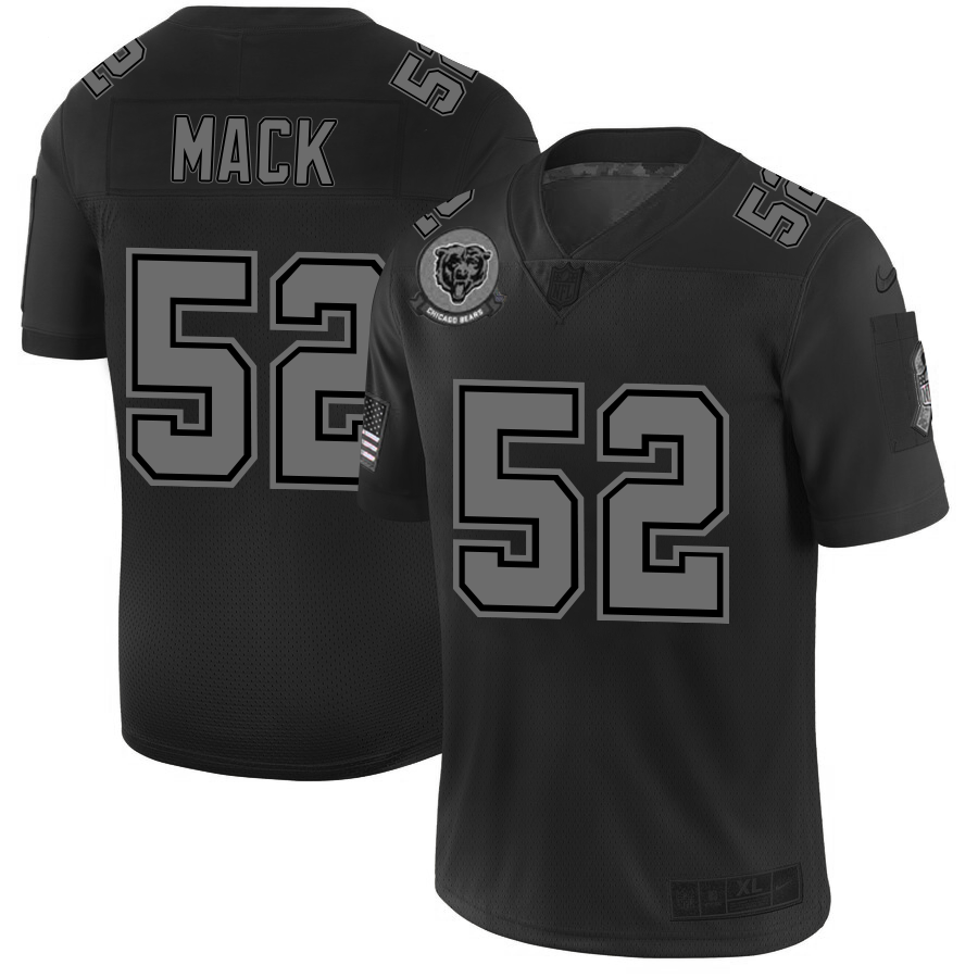 Chicago Bears #52 Khalil Mack Nike Black 2019 Salute to Service Limited Stitched NFL Jersey - CBJ597