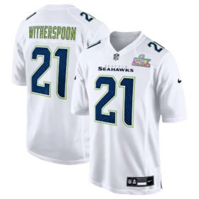 Seattle Seahawks #21 Devon Witherspoon White Super Bowl LX Patch Tundra Fashion Game Jersey - SSR658
