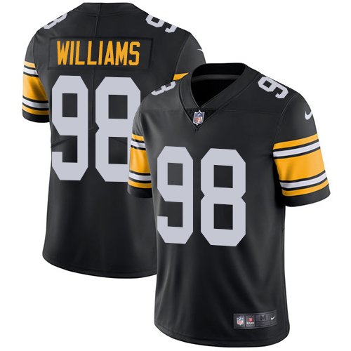 Nike Steelers #98 Vince Williams Black Alternate Stitched NFL Vapor Untouchable Limited Jersey - PSJ114
