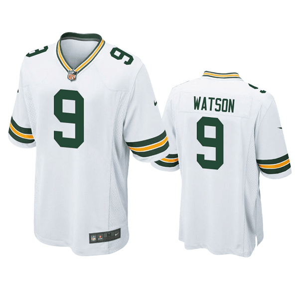 White Green Bay Packers #9 Christian Watson Stitched Football Jersey - GBJ156