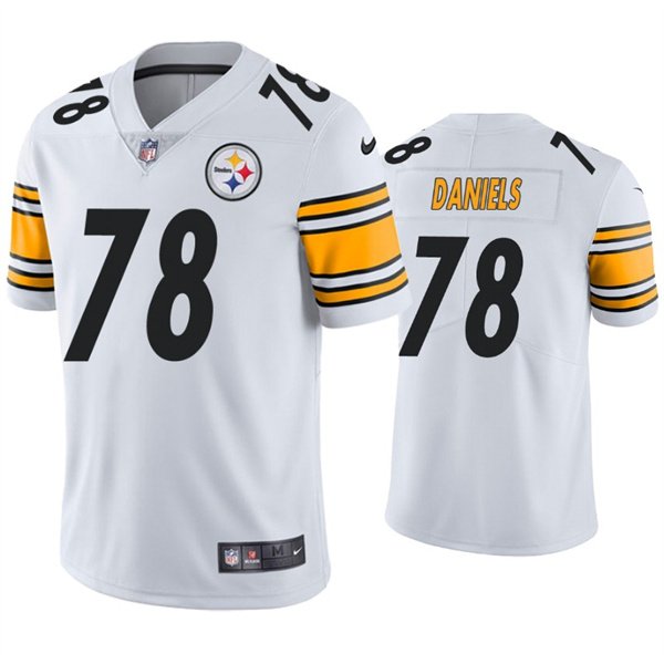 Pittsburgh Steelers #78 James Daniels White Vapor Untouchable Limited Stitched Jersey - PSJ104
