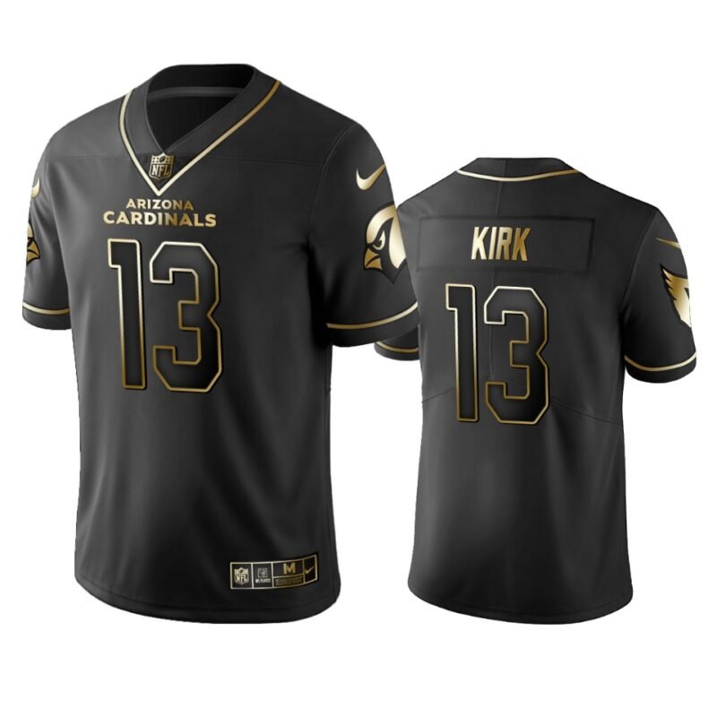 Cardinals #13 Christian Kirk Stitched NFL Vapor Untouchable Limited Black Golden Jersey - ACJ91