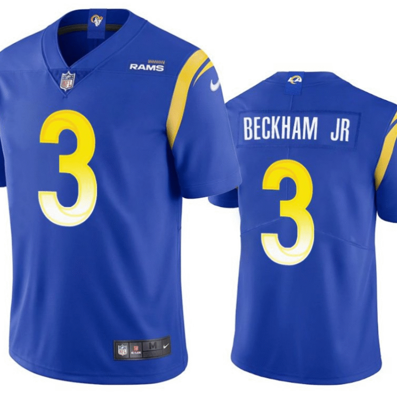 Royal Los Angeles Rams #3 Odell Beckham Jr. 2021 Vapor Untouchable Limited Stitched Football Jersey - LAR340