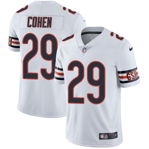 Nike Bears #29 Tarik Cohen White Stitched NFL Vapor Untouchable Limited Jersey - CBJ476