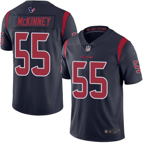 Nike Texans #55 Benardrick McKinney Navy Blue Stitched NFL Limited Rush Jersey - HTJ251