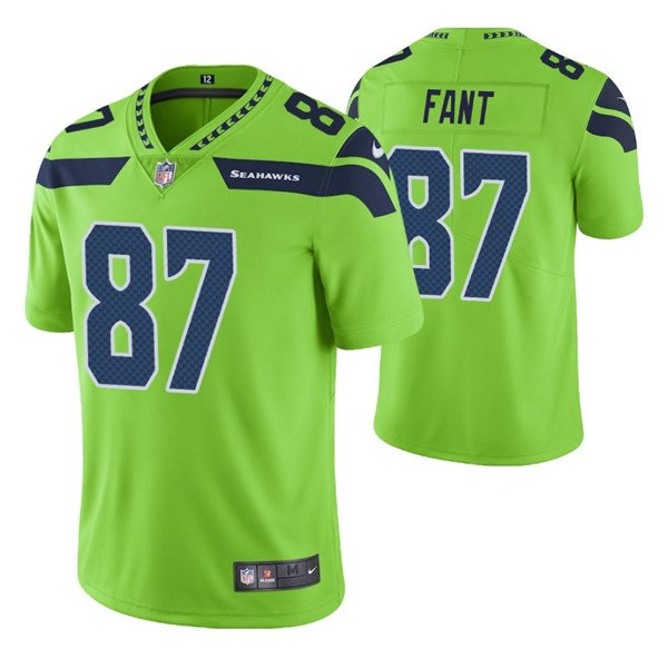 Green Seattle Seahawks #87 Noah Fant Vapor Untouchable Limited Stitched Jersey