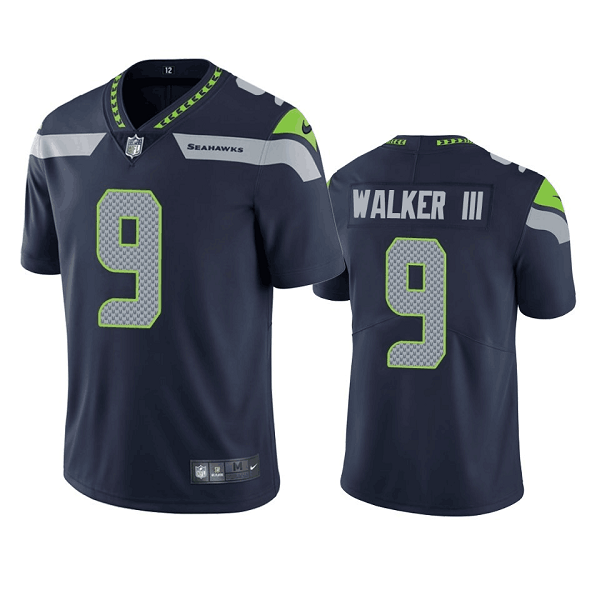 Navy Seattle Seahawks #9 Kenneth Walker III Vapor Untouchable Limited Stitched Jersey