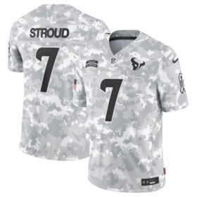 Arctic Camo Houston Texans #7 C.J. Stroud 2024 Salute to Service Limited Stitched Football Jersey - HTJ173