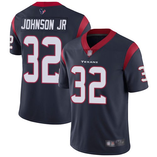 Nike Texans #32 Lonnie Johnson Jr. Navy Blue Team Color Stitched NFL Vapor Untouchable Limited Jersey - HTJ381
