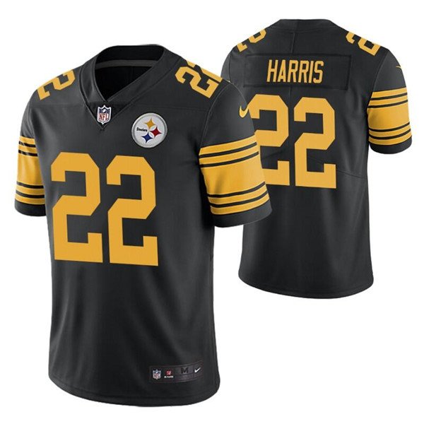Black Pittsburgh Steelers #22 Najee Harris 2021 Vapor Untouchable Limited Stitched Jersey - PSJ750