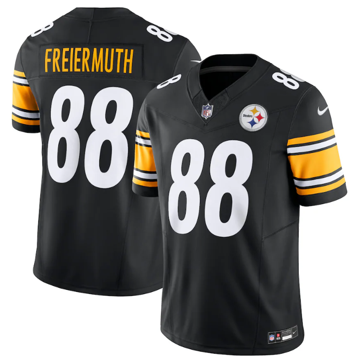 Black Pittsburgh Steelers #88 Pat Freiermuth 2023 F.U.S.E. Vapor Untouchable Limited Jersey - PSJ823