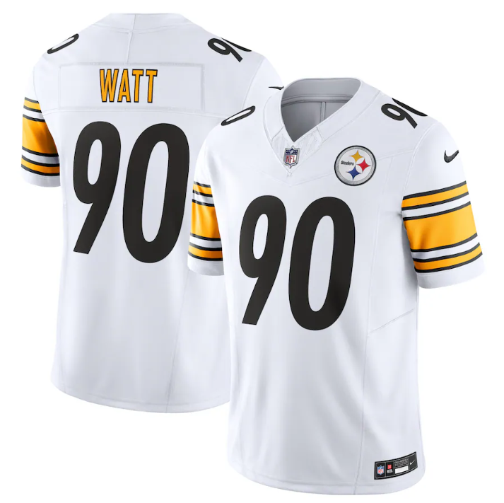 White Pittsburgh Steelers #90 T.J. Watt 2023 F.U.S.E. Vapor Untouchable Limited Jersey - PSJ840