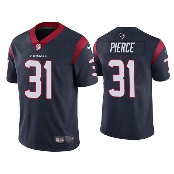 Navy Houston Texans #31 Dameon Pierce Vapor Untouchable Limited Stitched Jersey - HTJ323