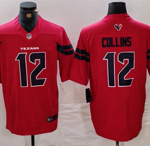 Red Houston Texans #12 Nico Collins Vapor Untouchable Stitched Football Jersey - HTJ349