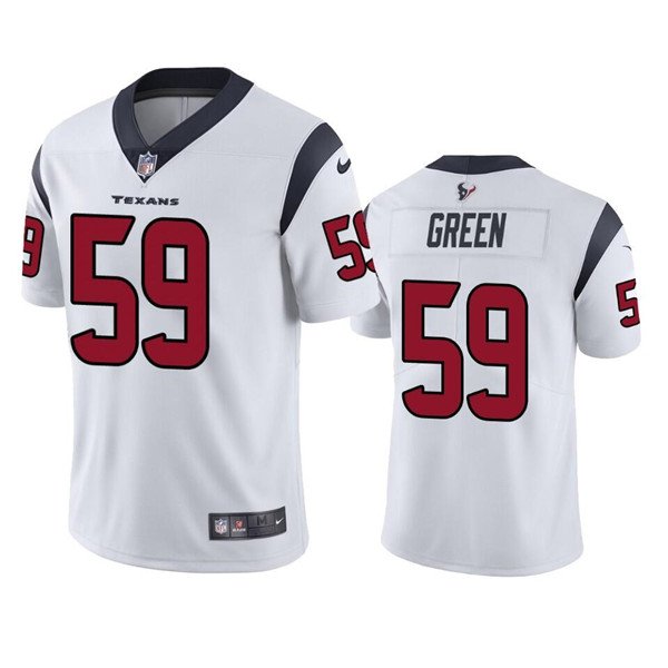 White Houston Texans #59 Kenyon Green  Vapor Untouchable Limited Stitched Jersey - HTJ160