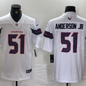 White Houston Texans #51 Will Anderson Jr. Vapor Untouchable Stitched Football Jersey - HTJ388