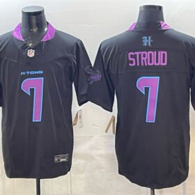 Black Houston Texans #7 C.J. Stroud F.U.S.E. 2025 DJ SCREW Vapor Limited Stitched Football Jersey - HTJ235