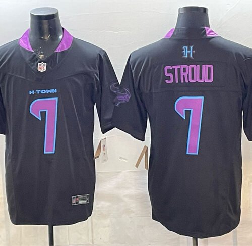 Black Houston Texans #7 C.J. Stroud F.U.S.E. 2025 DJ SCREW Vapor Limited Stitched Football Jersey - HTJ235