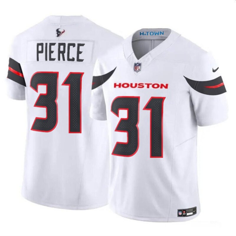 White Houston Texans #31 Dameon Pierce 2024 Vapor F.U.S.E. Limited Stitched Jersey - HTJ374