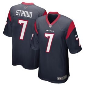 Navy Houston Texans #7 C.J. Stroud Stitched Game Jersey - HTJ293