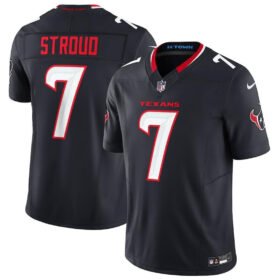 Navy Houston Texans #7 C.J. Stroud 2024 Vapor F.U.S.E. Limited Stitched Jersey - HTJ261