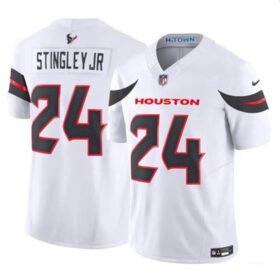 White Houston Texans #24 Derek Stingley Jr. 2024 Vapor F.U.S.E. Limited Stitched Jersey - HTJ177