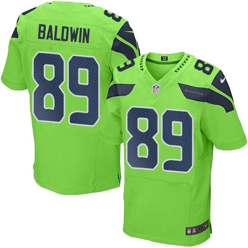 Nike Seahawks #89 Doug Baldwin Green Stitched NFL Elite Rush Jersey