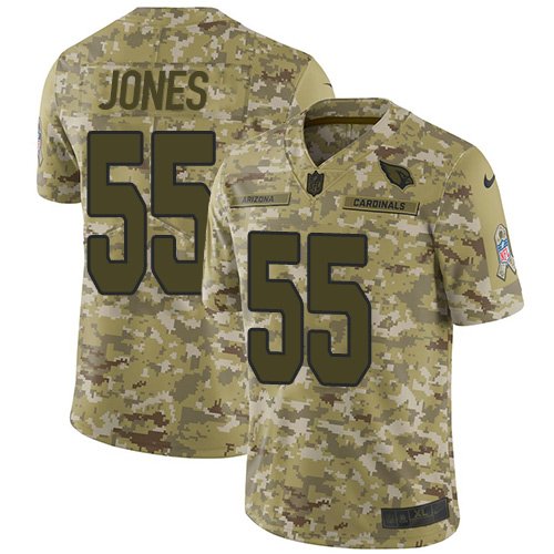 Nike Cardinals #55 Chandler Jones Camo Stitched NFL Limited 2018 Salute to Service Jersey - ACJ187