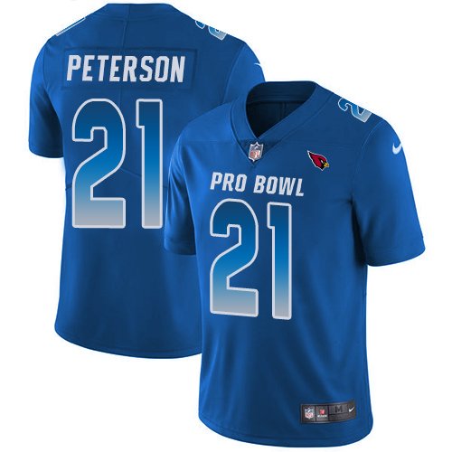 Nike Cardinals #21 Patrick Peterson Royal Stitched NFL Limited NFC 2018 Pro Bowl Jersey - ACJ307