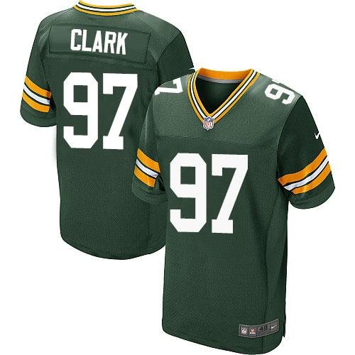 Nike Packers #97 Kenny Clark Green Team Color Stitched NFL Elite Jersey - GBJ538