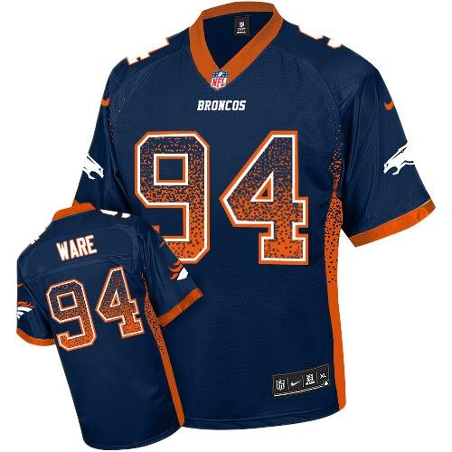 Nike Broncos #94 DeMarcus Ware Navy Blue Alternate Stitched NFL Elite Drift Fashion Jersey