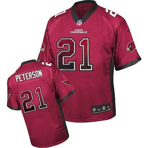Nike Cardinals #21 Patrick Peterson Red Team Color Stitched NFL Elite Drift Fashion Jersey - ACJ101