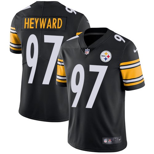 Nike Steelers #97 Cameron Heyward Black Team Color Stitched NFL Vapor Untouchable Limited Jersey - PSJ444