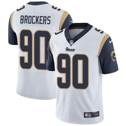 Nike Rams #90 Michael Brockers White Stitched NFL Vapor Untouchable Limited Jersey - LAR327