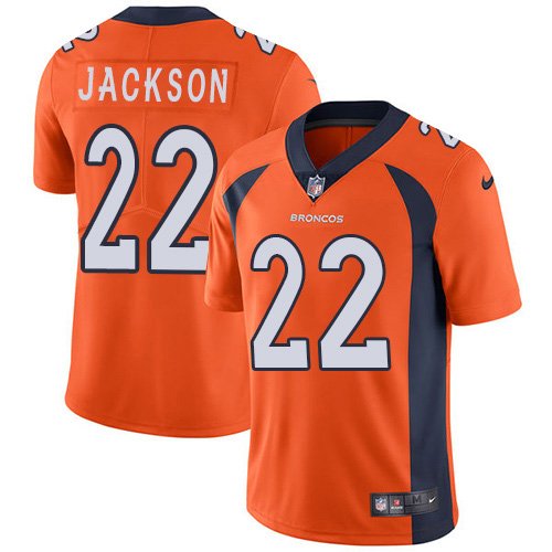 Nike Broncos #22 Kareem Jackson Orange Team Color Stitched NFL Vapor Untouchable Limited Jersey