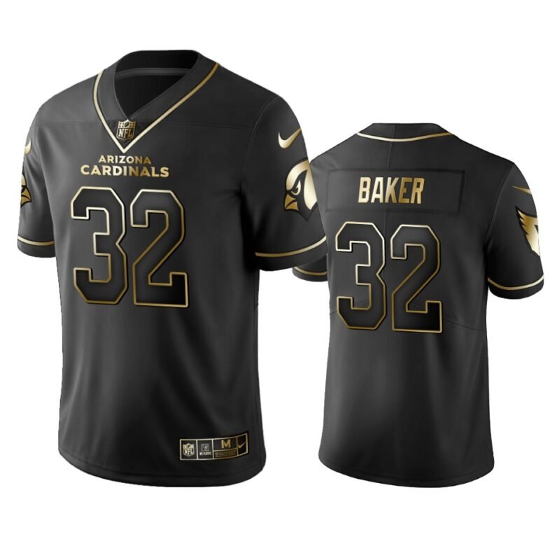 Cardinals #32 Budda Baker Stitched NFL Vapor Untouchable Limited Black Golden Jersey - ACJ164