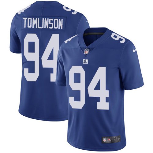 Nike Giants #94 Dalvin Tomlinson Royal Blue Team Color Stitched NFL Vapor Untouchable Limited Jersey - NYG196