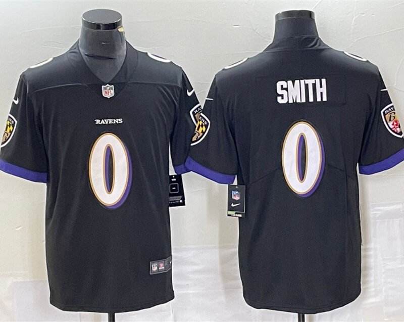 Black Baltimore Ravens #0 Roquan Smith Vapor Untouchable Limited Football Jersey - BRJ48