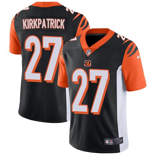 Nike Bengals #27 Dre Kirkpatrick Black Team Color Stitched NFL Vapor Untouchable Limited Jersey - CCB158