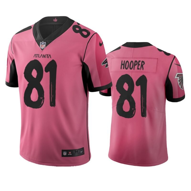 Atlanta Falcons #81 Austin Hooper Pink Vapor Limited City Edition NFL Jersey - AFJ250